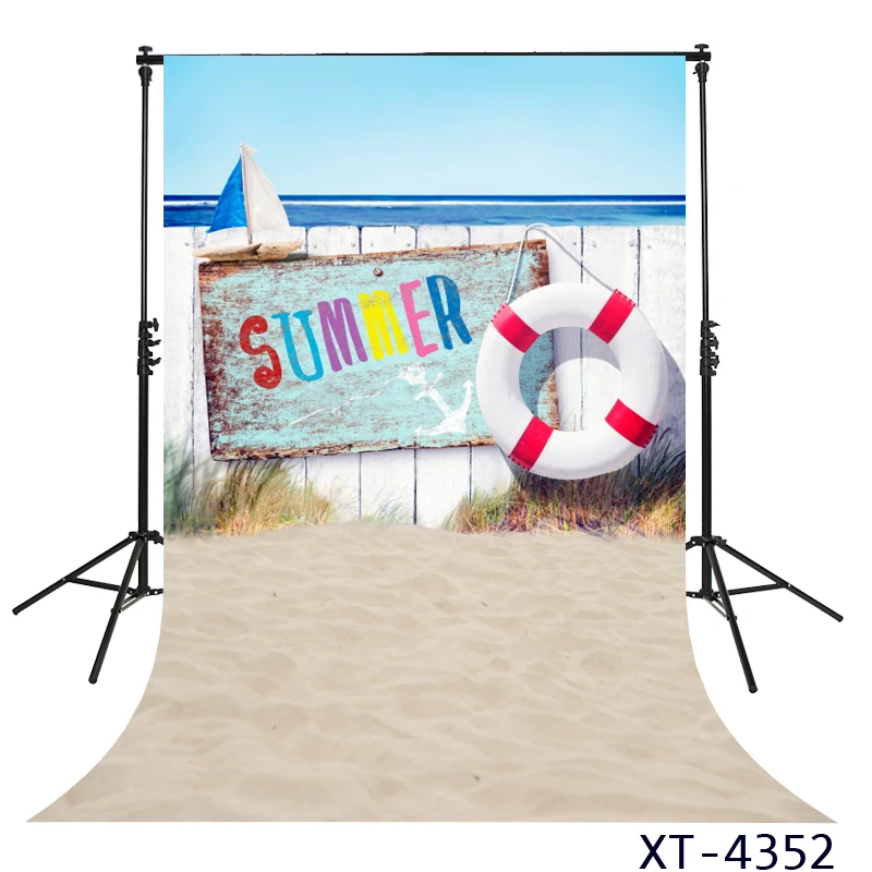 

Sandy Beach photography backdrops seaside photocall Instagram/YouTube video portraits background summer holiday party wedding