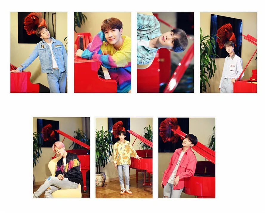 

1piece Bangtan Boys New Ablum LIGHTS/ MAP OF THE SOUL:PERSONA Poster Prints White Coated Paper Home Art wall sticker room decor