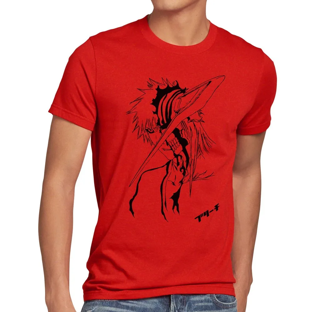 Ichigo Herren T Shirt Shinigami bleach hollow damon kurosaki rujia