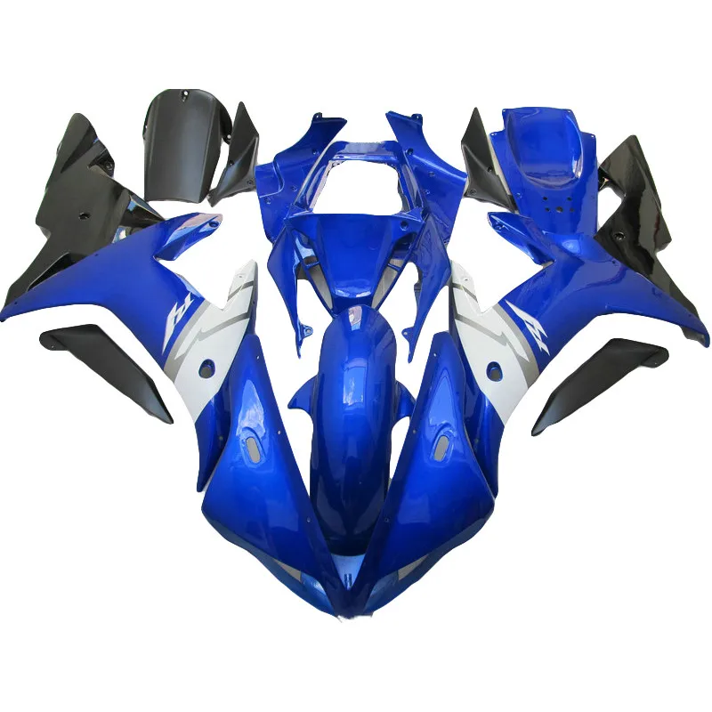 Синий Пользовательские Мотоцикла Обтекатели для Yamaha R1 комплект обтекателей 02 03 R 2003 R1 2002 комплект обтекателей sKT09