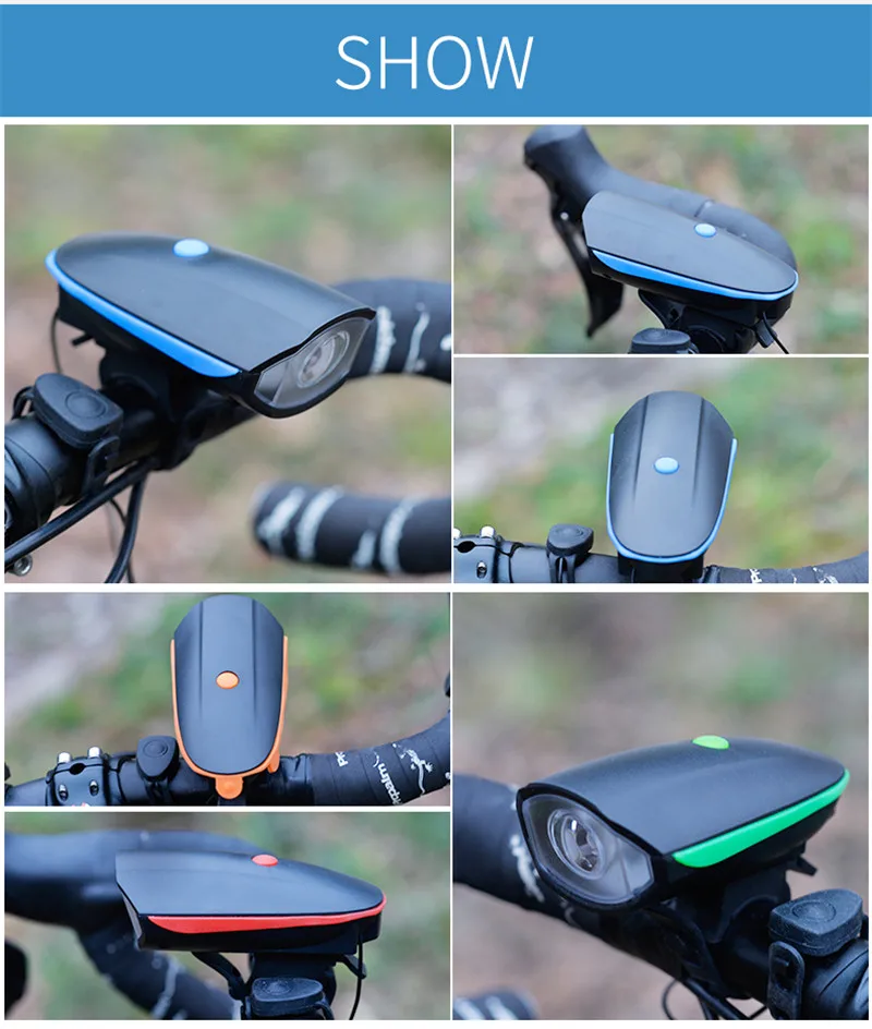 Clearance WHEEL UP USB Charging 240 lumen IPX4 Electric Horn Bicycle Night Riding Warning Horn Light Bike Head-light Bike Accessory 2019 13 Clearance WHEEL UP USB Charging 240 lumen IPX4 Electric Horn Bicycle Night Riding Warning Horn Light Bike Head-light Bike Accessory 2019 13