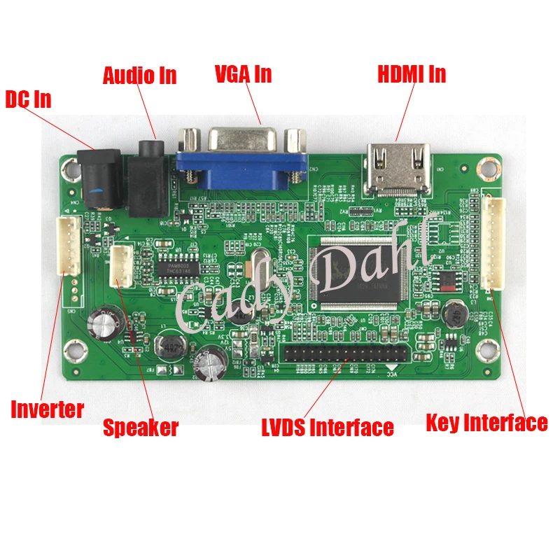 HDMI VGA LED eDP controller board kit for B116XTN02.3 HW0A//HW2D laptop lcd panel