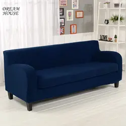 Моющиеся Sofa Slipcover современный диван крышка Однотонная одежда Упругий Диван Крышка для Гостиная диване крышка один/два/три/ четыре-местный