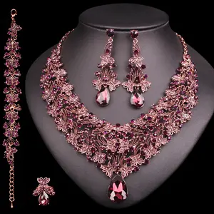 Costume Earrings-Set Bridal-Jewelry-Sets Statement Necklace Indian Gift Luxury-Accessories Costume Earrings-Set Bridal-Jewelry-Sets Statement Necklace Indian Gift Luxury-Accessories