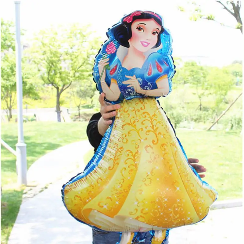 

1PC Birthday Party Balloons Large Cinderella Snow White Princess Five Princess Foil Balloons Baby Shower Decoration Globos