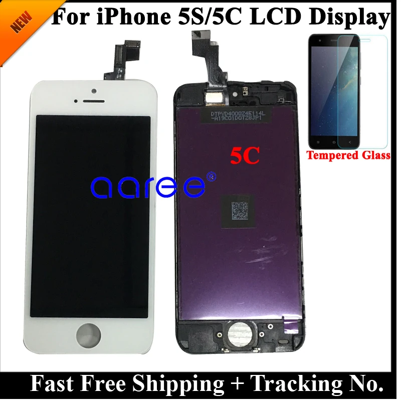 Grade AAA No Dead Pixel For iPhone 5 LCD I5S 5C Display for SE Screen Touch Digitizer Assembly | Мобильные телефоны и
