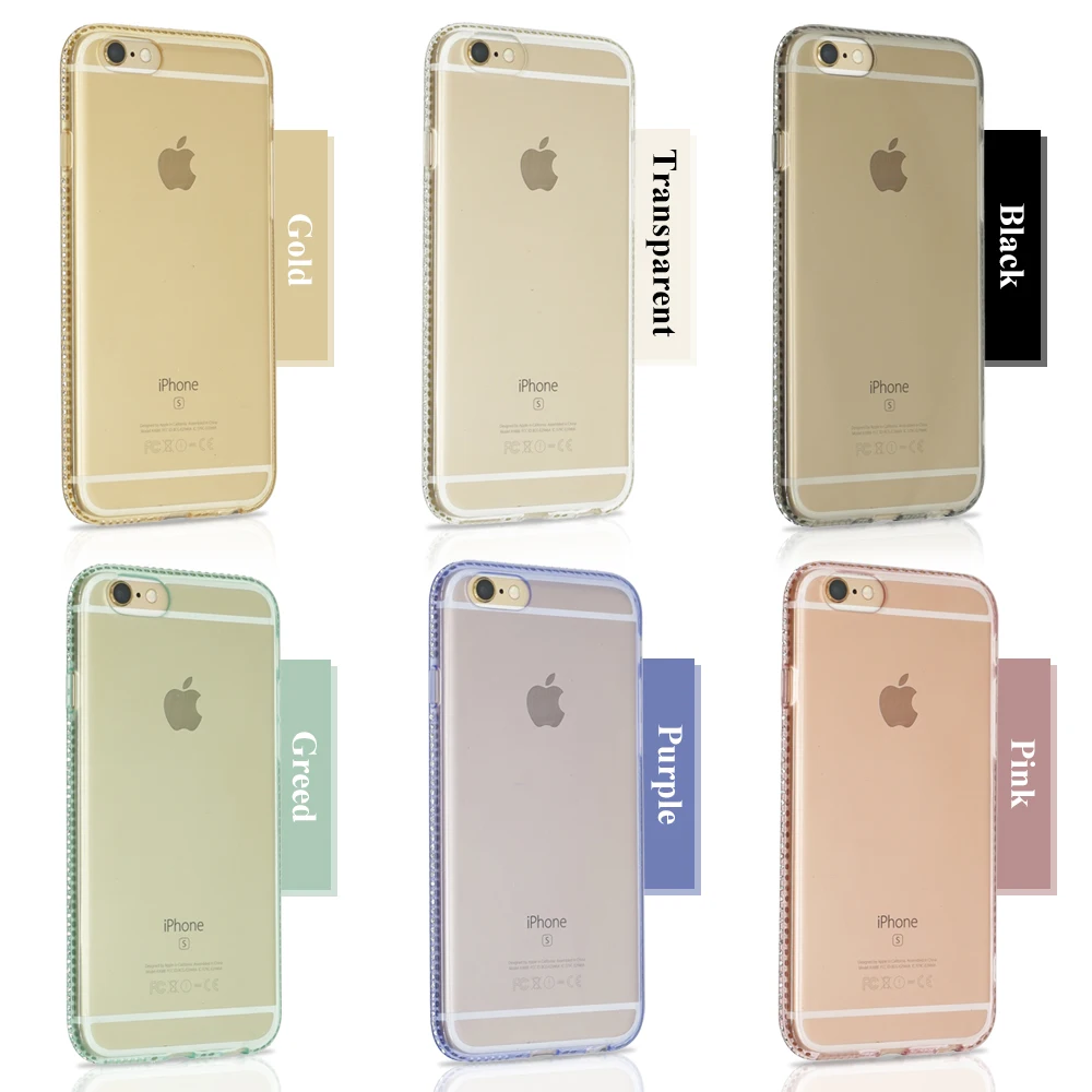 For Coque iPhone 6 Paillettes 5 5S SE 6S 7 Silicone Souple iPhone6 6plus Case Cover housse telephone Luxury Accessories luxueux (44)