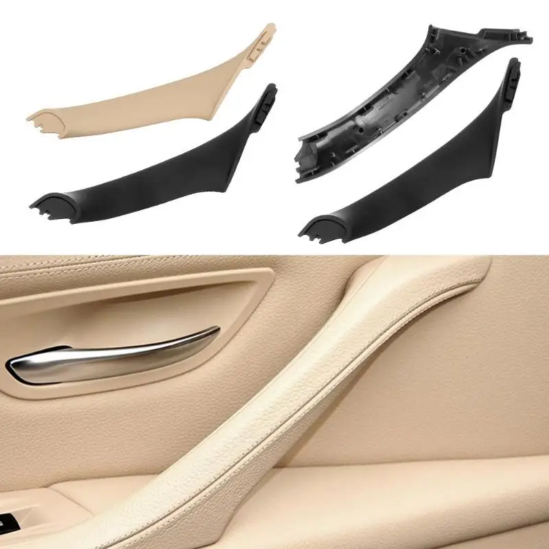 

VODOOL Car Inner Door Rear Left Panel Handle Pull Trim Cover Auto Car Styling Replacement Door Armrest For BMW 5 Series 520 523