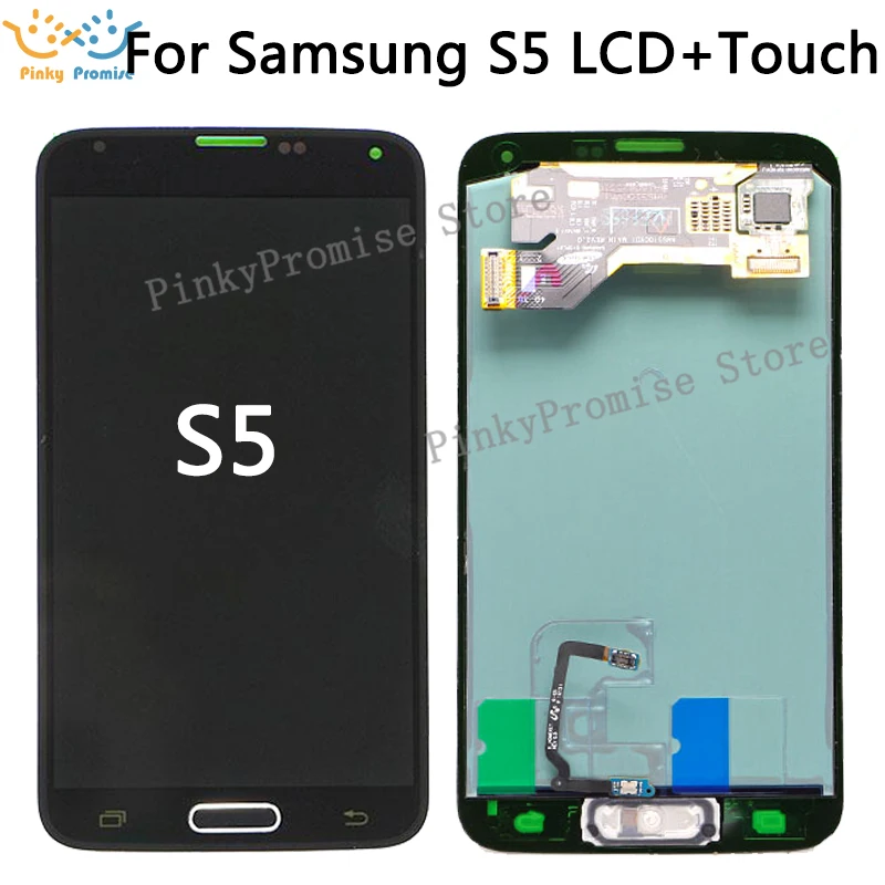 ЖК-дисплей SUPER AMOLED 5 1 дюйма для SAMSUNG Galaxy S5 i9600 G900 G900F G900M G900H SM-G900F сенсорный экран с