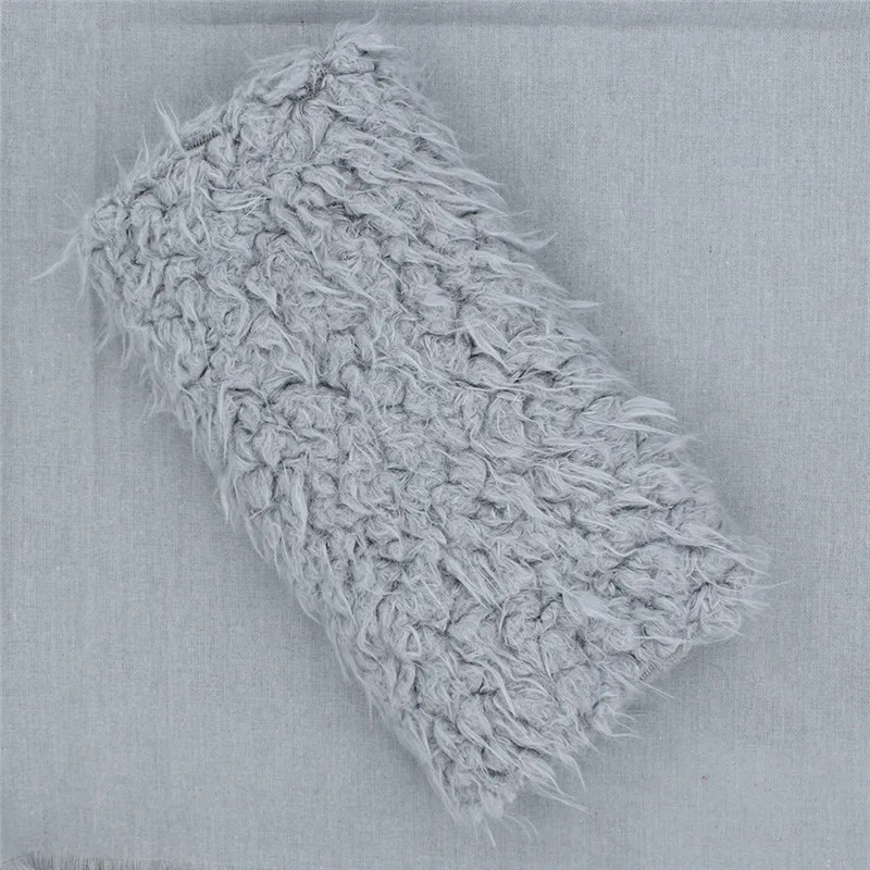 50*50 см новорожденных одеяло для фото мягкий микрофибровый плюш искусственное меховое одеяло детские фото реквизит корзина наполнитель Stuffer младенческой фото фон