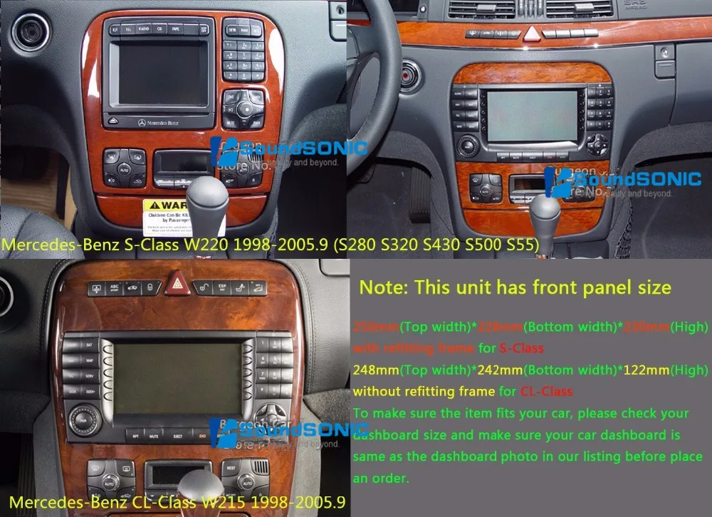 Perfect S160 Quad Core Android 4.4.4 Autoradio GPS Navi Multimedia Player For Mercedes W215 CL500 CL600 CL55 CL65 AMG DVD Mirror Link 2