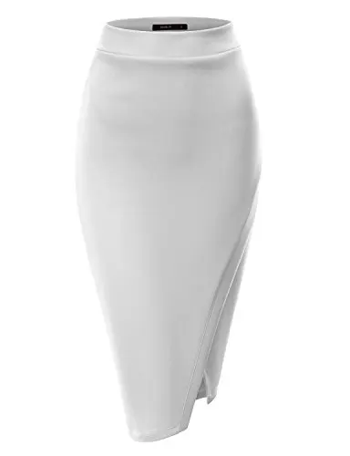Подгоняйте весна лето женщин плюс размер 3XS-10XL ассиметричный эластичный ленточный Васит миди сексуальный карандаш с разрезом сбоку сплит юбка Saias