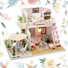 Миниатюрный Кукольный дом Grace Home DIY унисекс деревянный кукольный домик с мебели ремесла взрослые игрушки для подростков модельные строительные наборы