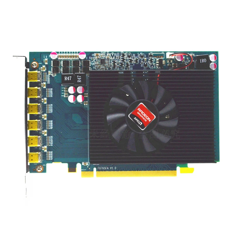 HD7600 2GD5 видео карты 128BIT 6 MINI DP поддерживает 6 экраны Графика карты