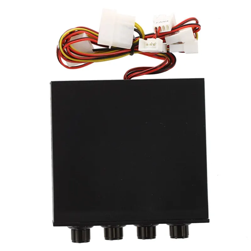 4 Channel 4 Pin Connector Blue LED PC Fan Controller 4