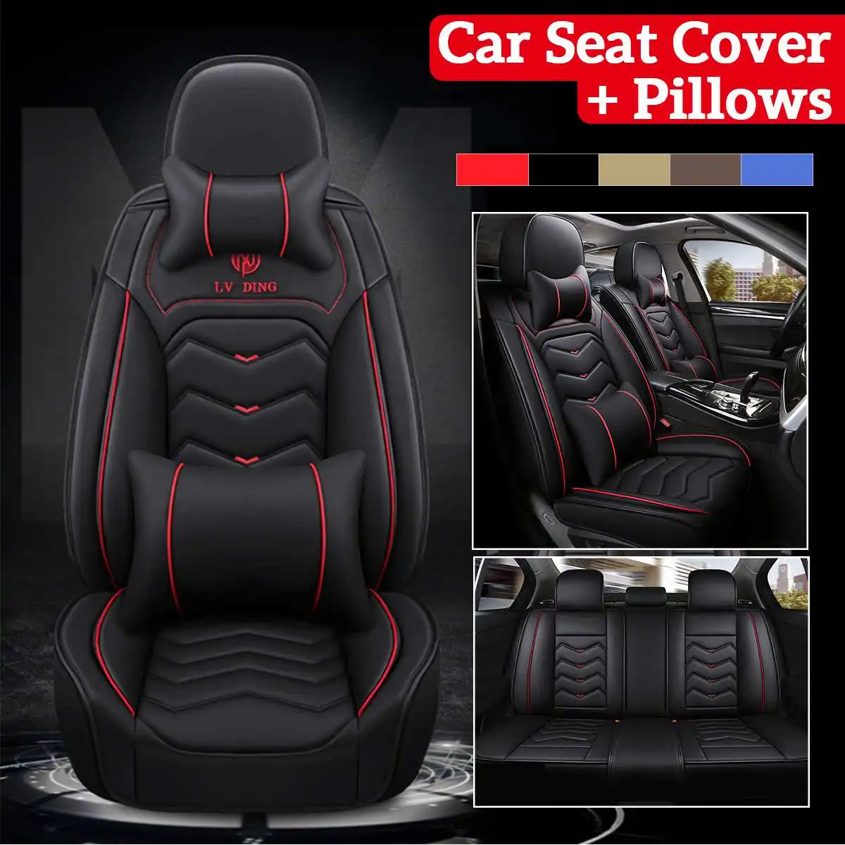 Universal PU Leather Car Seat Cover 