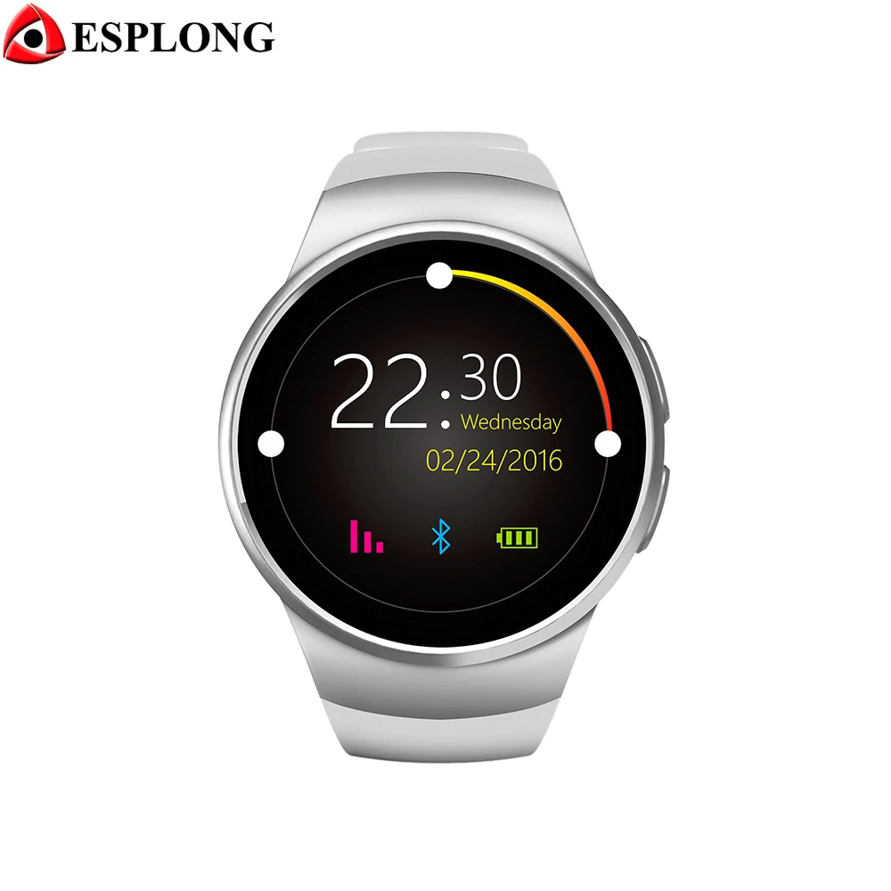 

JRGK KW18 Bluetooth Smart Watch Phone Support SIM TF Card Heart Rate Monitor MTK2502C Clock Smartwatch for iOS Android PK KW88