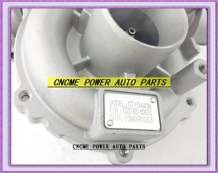 Turbo GT1544SM 733783-0008 733783-5008S 045253019D For Seat Arosa For Skoda FABIA For Volkswagen Fox BAY-BNM 02-07 1.4L
