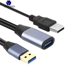 2019 USB3.0 штекерным USB3.0 Женский Удлинительный Кабель-адаптер конвертер провод синхронизации данных Шнур для компьютера PC Мышь