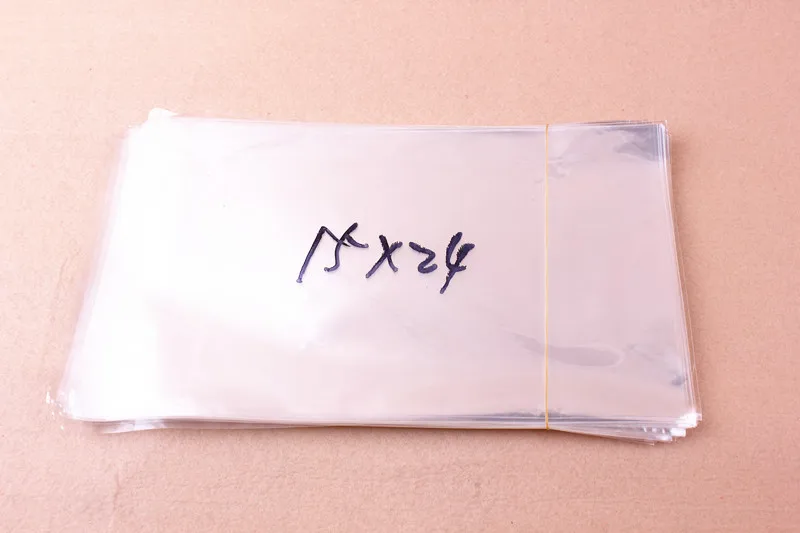 

100pcs high quality OPP Poly Self Adhesive BAG jewelry gift bags 15*24cm