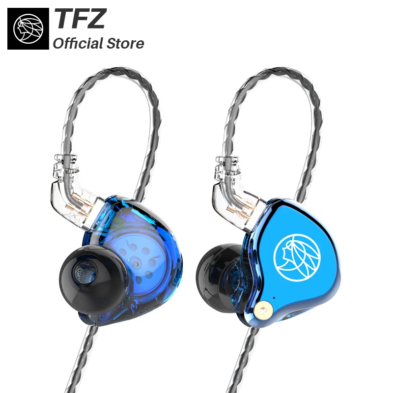 T2, TFZ NICEHCK Hifi Monitor Earphones, Bass Sound Earphone In-Ear Sport Game Headphone, 3.5mm Earbuds for Christmas gift