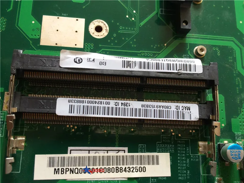 discounted  Original MBPNQ06001 For Acer aspire 8942 8942G Laptop Motherboard DAZY9BMB8E0 Fully tested