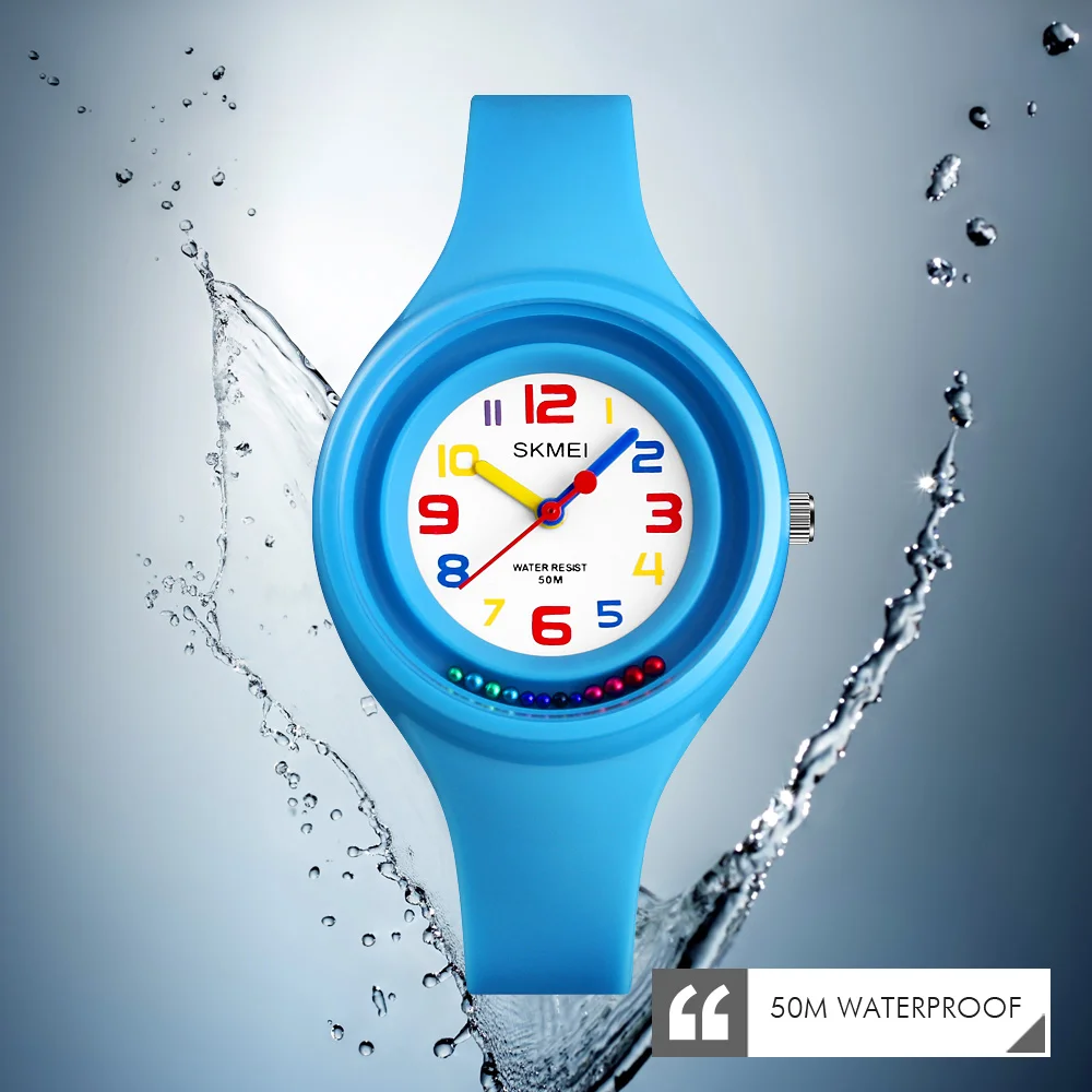 

SKMEI NEW Kids Watches Colorful Quartz Wristwatch 50M Waterproof Alarm Clock Boys Girls Children Watches 1386 reloj mujer