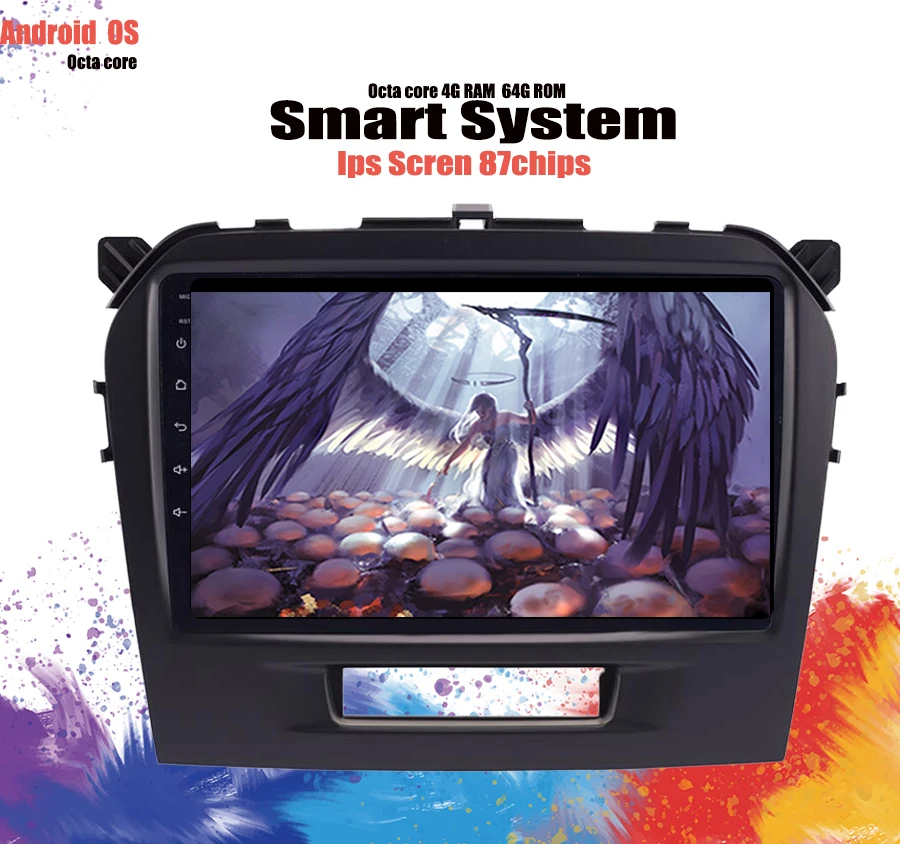 Deckless Octa Core 6 + 128G Android 10 0 автомобильный DVD GPS навигатор стерео плеер для SUZUKI Vitara 2015 2019