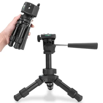 

High quality for DSLR Camera Foldable New Desktop Mini Camera Tripod holder with Rotating Quick Release Mount stand for phone
