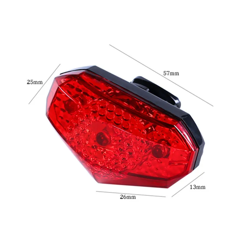 Best High Quality LED Bicycle Tail Lights Night Riding Flash Security Warning Lights One-touch Switch Design for Bicycles #2M23 4