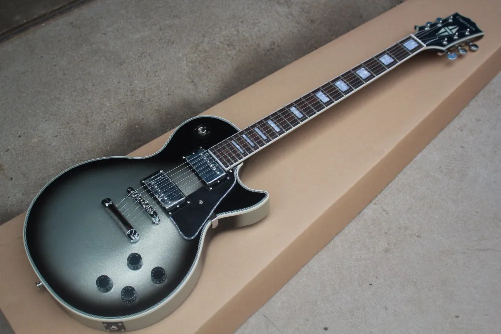 

access neck joint belly cat silverburst VB grey gray AA custom guitar Axcess Chambered Mahogany Limited edition Run Carved Top A