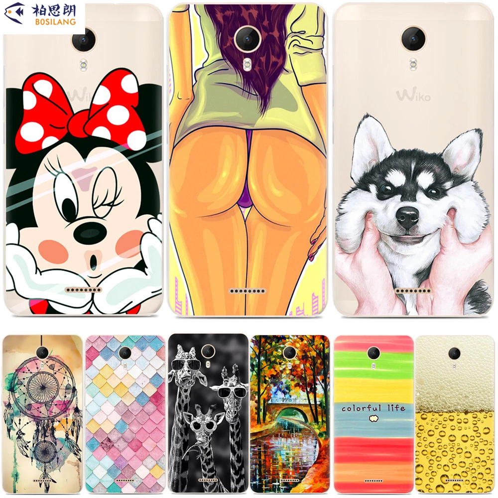 

Bosilang Soft Case For Wiko Jerry 2 5.0 inch Shell Cover Pattern Painted TPU Silicone Protector Case for Wiko JERRY 2 Cases