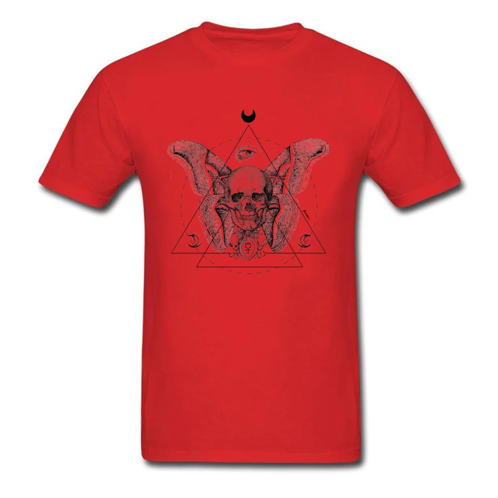 Moth Funny NEW YEAR DAY All Cotton O Neck Youth Tops Shirt Family T Shirt Hip Hop Short Sleeve Tshirts Top Quality Moth red