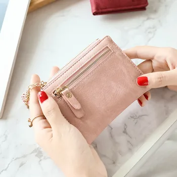 

OCARDIAN Wallet For Credit Cards Fashion Women Simple Short Wallet Coin Purse Card Holders Handbag M5