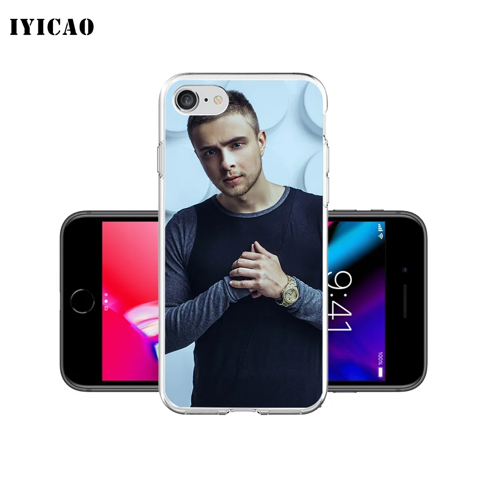 IYICAO русский певец Egor Kreed Мягкий силиконовый чехол для телефона iPhone X XR XS MAX 6 6s 7 8 Plus 5