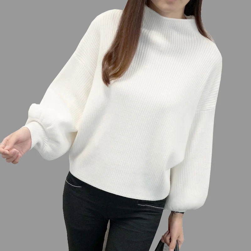 2018 New Winter Women Sweaters Fashion Turtleneck Batwing Sleeve Pullovers Loose Knitted Sweaters Female Jumper Tops 2018 New Winter Women Sweaters Fashion Turtleneck Batwing Sleeve Pullovers Loose Knitted Sweaters Female Jumper Tops