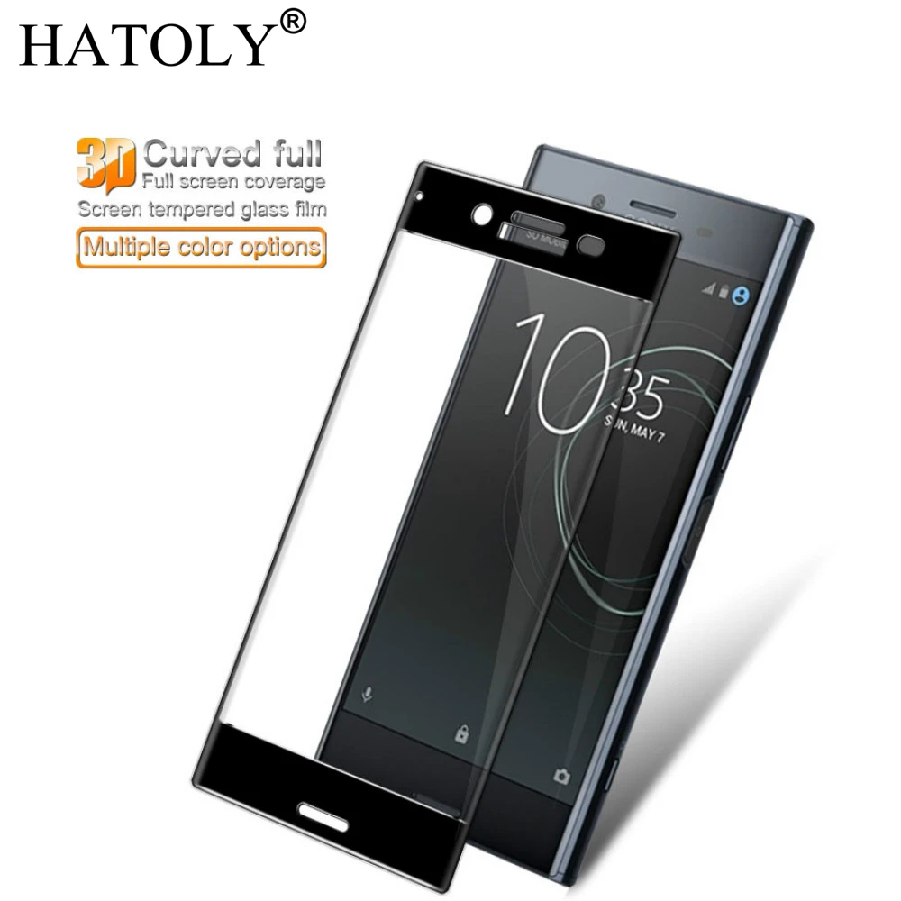 2 шт. закаленное стекло для Sony Xperia XZ Премиум Защита экрана полное покрытие 3D
