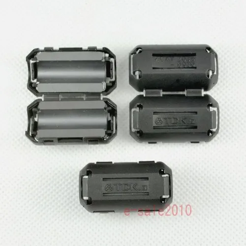 

10pcs new EMI TDK 9mm Clip-on RFI Filter Snap Around Ferrite FOR AUDIO VIDEO Cable D25 free shipping