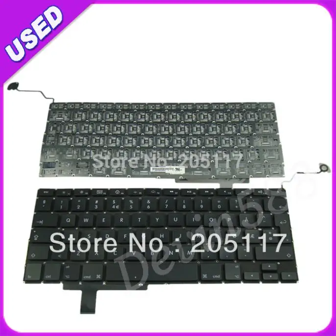 

For MacBook Pro 17" Unibody A1297 Keyboard Norwegian Dannish
