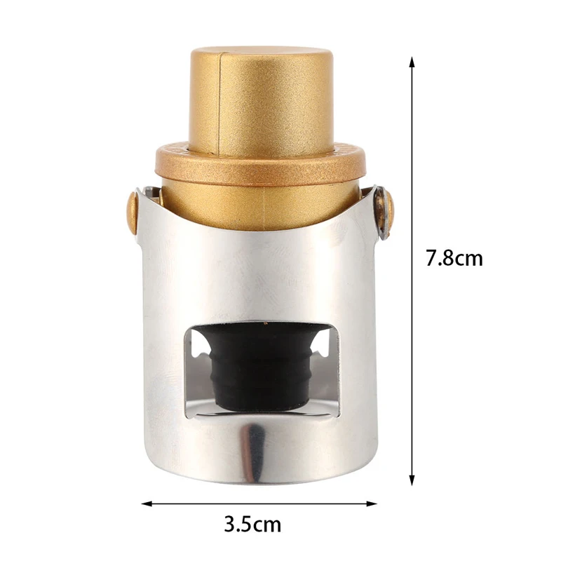 Vacuum Sparkling  Stainless Steel Red Wine Champagne Bottle Preserver Air Pump Stopper Vacuum Sealed Saver