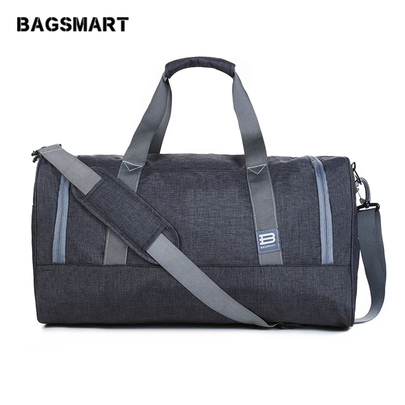 BAGSMART New Travel Bag Large Capacity Men Hand Luggage Travel Duffle Bags Nylon Weekend Bags ...