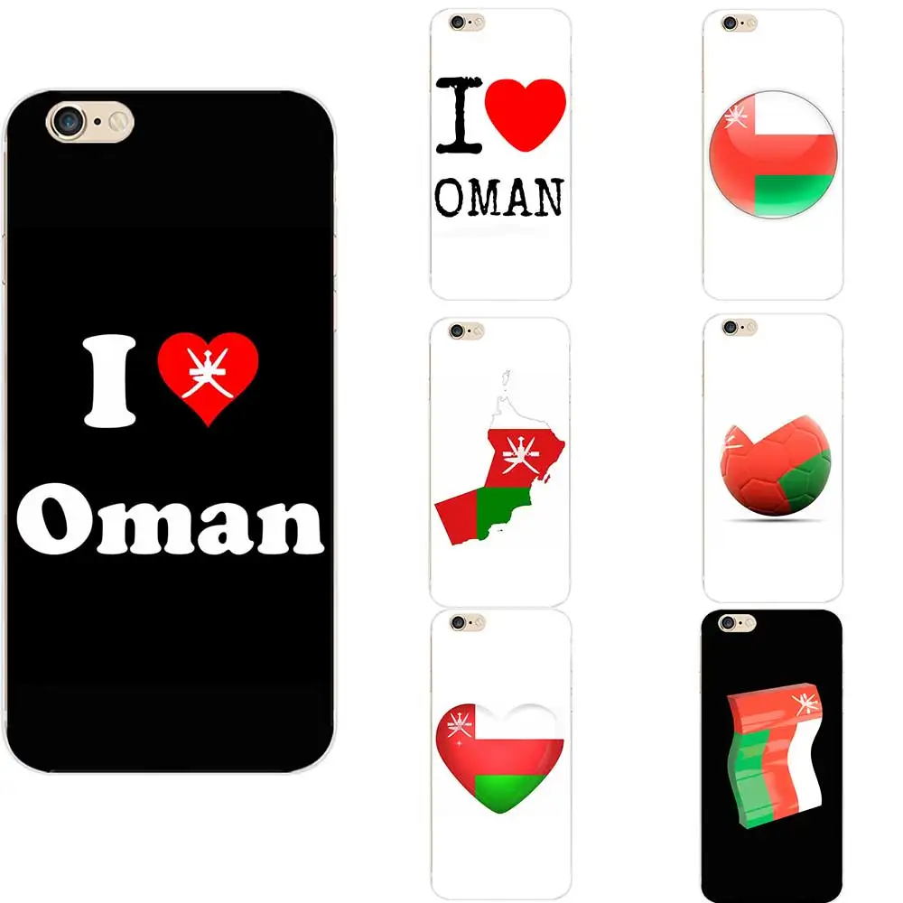Пользовательские Дизайн I Love OMAN Национальный флаг сердце футбол тема ТПУ