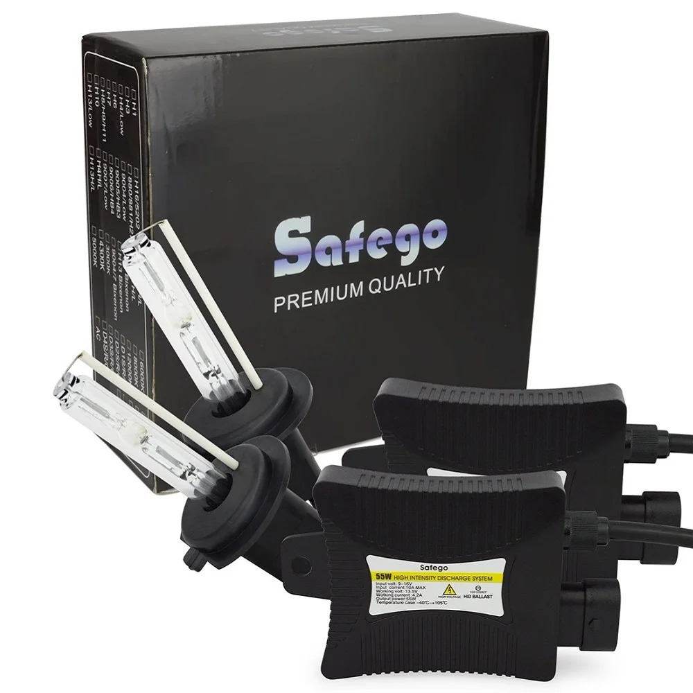 Комплект ксеноновых фар 55 Вт H7 H4 H1H8 H9 H11 HB3 9005 HB4 6000K 8000k|headlight bulb|bulb 12vhb3 |