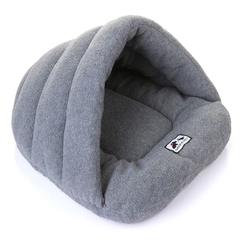 Hot 6 Colors  Winter Warm Pet Heated Mat Small Dog Puppy Kennel House for Cats  Nest Cave Bed Fashion Soft Polar Fleece Dog Beds