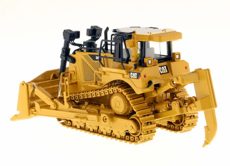 DM 1:50 Caterpillar CAT D8T Инженерная техника Трековый трактор модель детской игрушки 85299