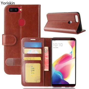 

For Oppo R11S Magnetic Flip Stand Wallet Leather Case Card Slots Holder Shockproof Phone Case For Oppo R11S Bag Conque Fundas
