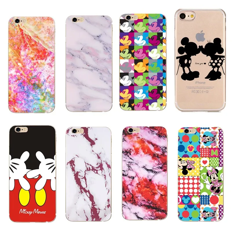 Чехол Fundas для iphone xs x мраморный чехол с Микки Минни Маус женщин Coque Capa max xr телефона