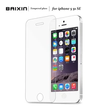 Baixin Original 0 3mm 2 5D Tempered Glass Screen Protector For iPhone 5 5S 5c SE