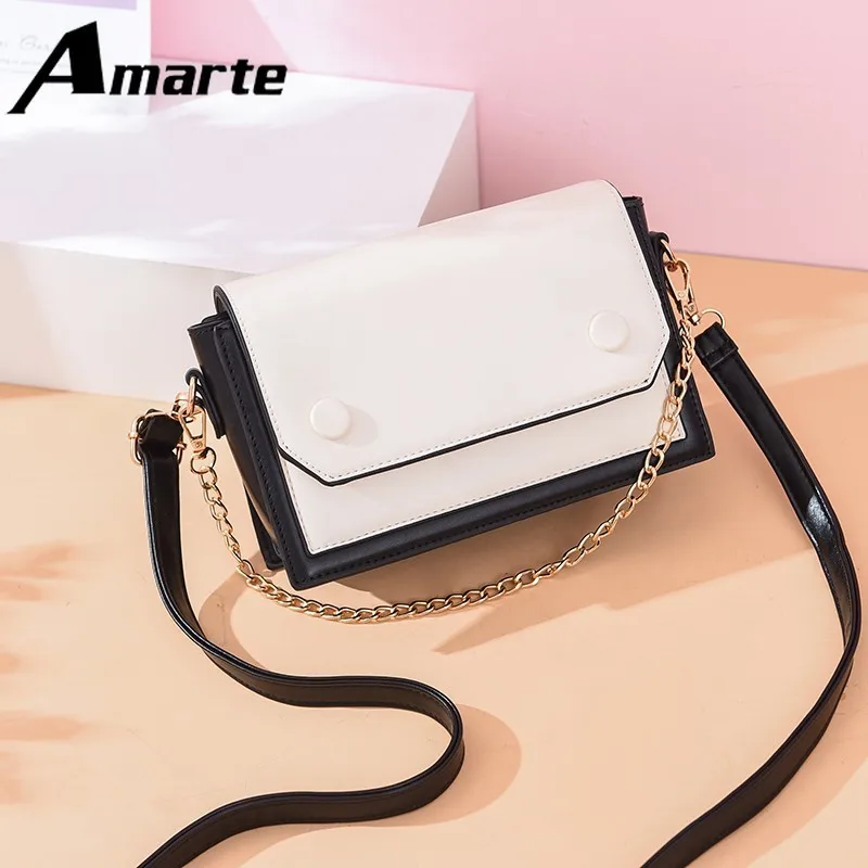 

New Leather Simple Style Fashion Shoulder Bag Ladies Luxury Designer Ladies Messenger Bag Long Handle Bags for Women 2019