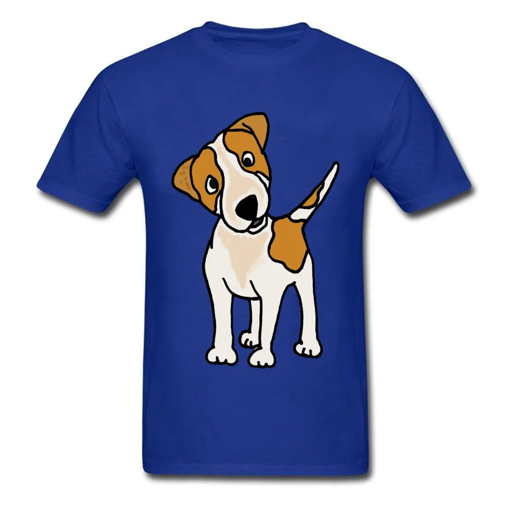 Cool Funny Puppy Jack Russell Terrier Dog_blue